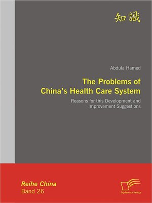cover image of The Problems of China's Health Care System